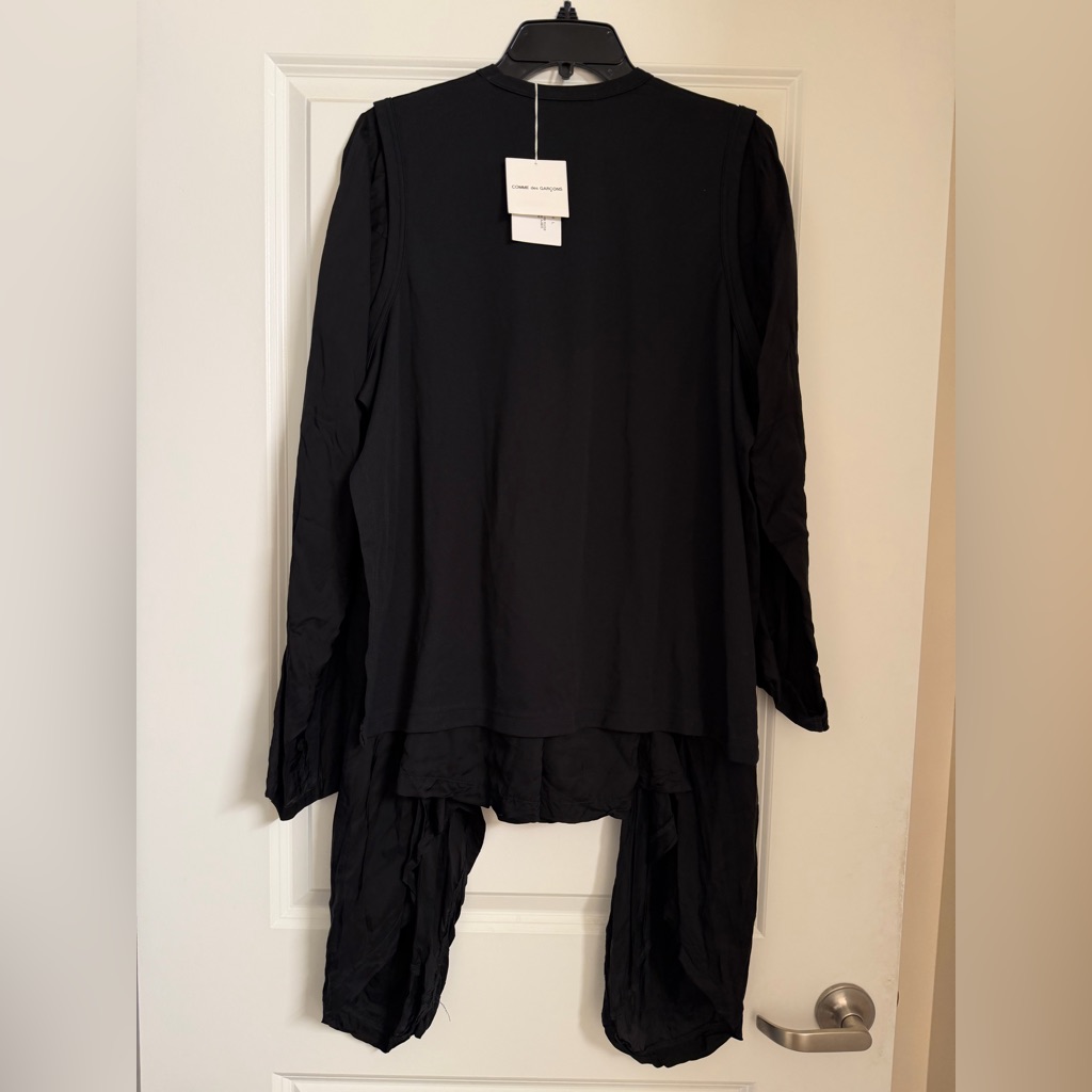 Nwt Comme Des Garcons Black Long Sleeve Shirt